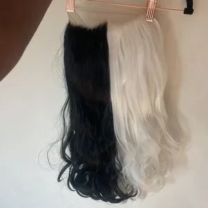 Fashiondeityshair | Hair | 24 Blackwhite Split Dye Body Wave 